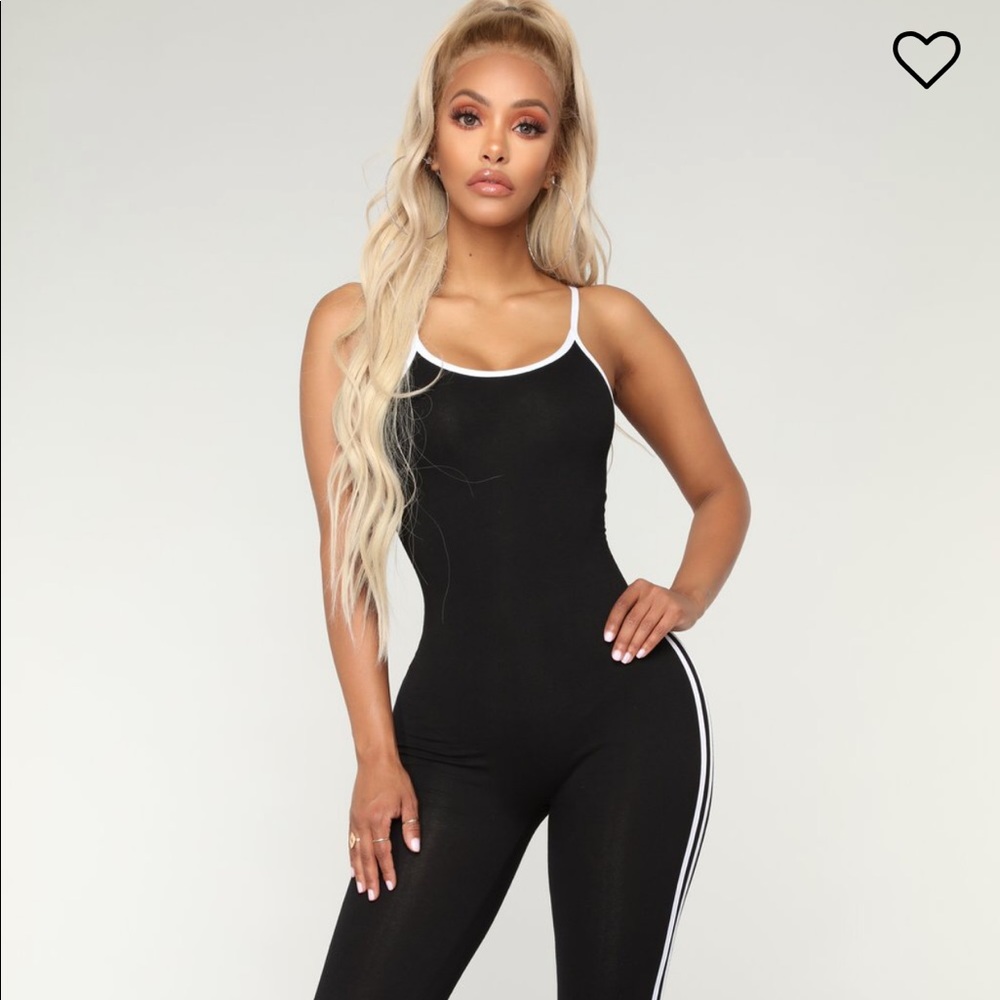 Black jumpsuit fitted